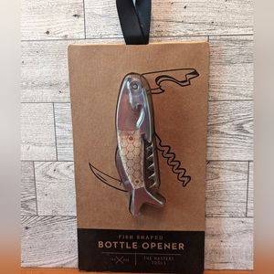 Fish shaped bottle opener